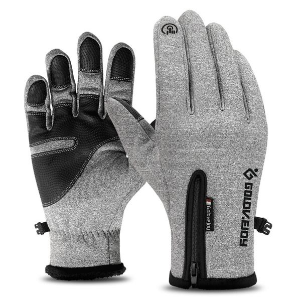 

winter thermal ski gloves men women kids fleece touch screen snowboard gloves outdoor waterproof snow motorcycle skiing