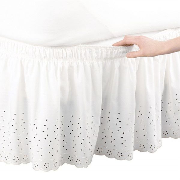 

twin/full/queen/king size bed skirt home bed cover without surface elastic band skirt bedding l cover