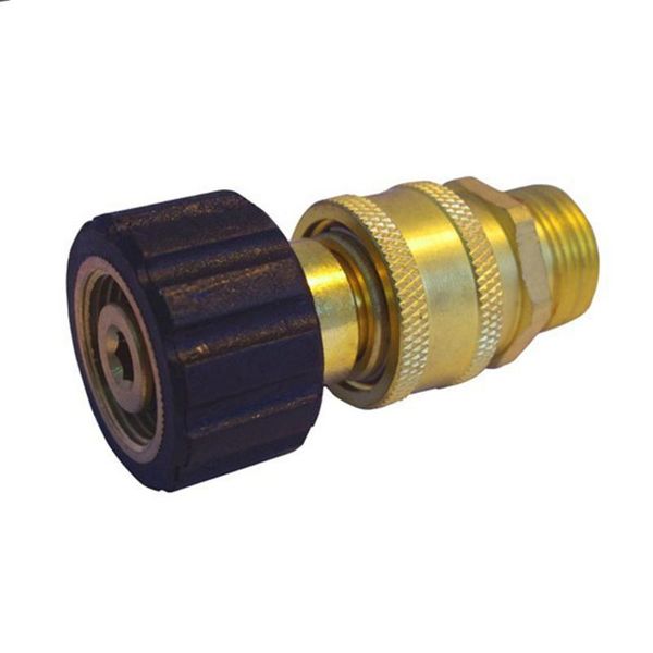 

quick disconnect metric portable accessories m22 15mm 3/8'' coupling garden 5000 psi pressure washer adapter set pressure washer