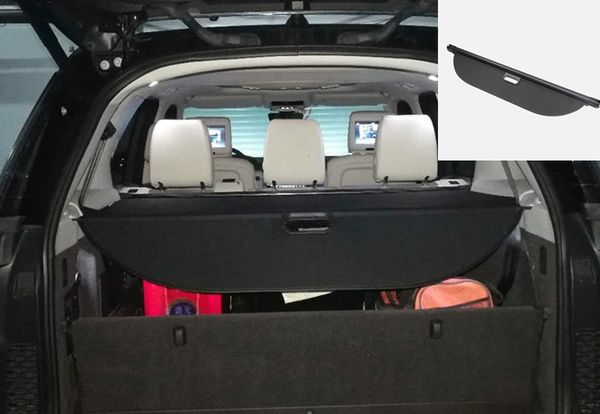 

black car rear cargo cover trunk shield security cover parcel shelf for discovery 5 l462 2017 2018