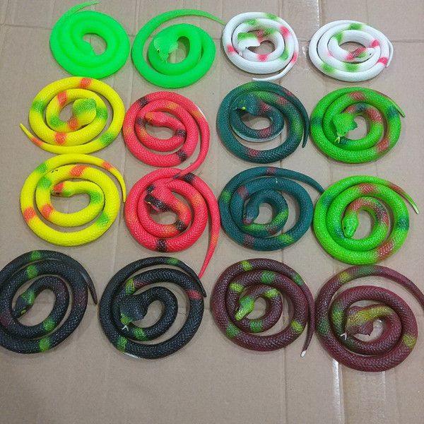 

simulation rubber soft fake snake deceives novelty fun toy children's toys prank surprise boys interesting snake toy kid's gift