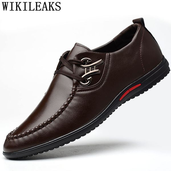 

mens casual shoes designer shoes men comfort men leather brand zapatillas hombre erkek ayakkabi bona, Black