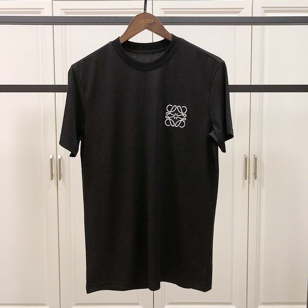 

19 europe pain fa hion pring ummer loewe embroidery t hirt men t hirt women clothing treet luxury ca ual tee