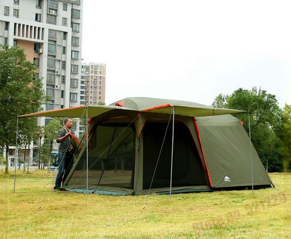 

car 1 bedroom 1 living room 5 6 8 person uv waterproof hiking driving travel beach party family outdoor camping tent