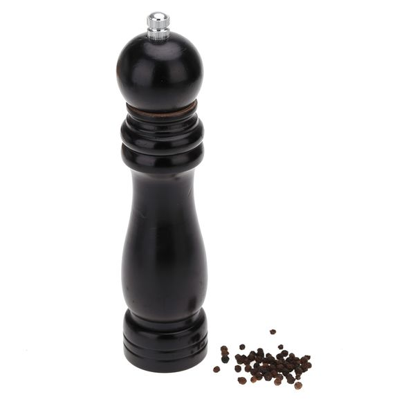 

mini wooden manual pepper grinder mills salt spices mill shaker vintage kitchen grinding tool milling machine kitchen accessory