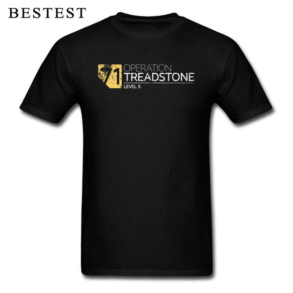 Retro Negro Camiseta Hombres