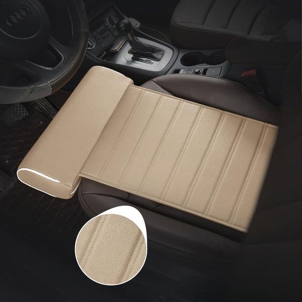 

new car seat cushion foot support pillow leg support longer auto seat cushion leather leg knee pad thigh pillow