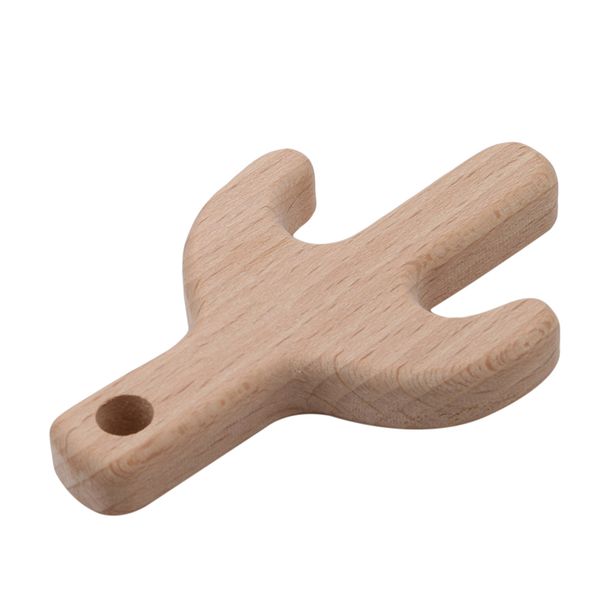 

кактус форма ребенок прорезыватель деревянный прорезыватель ребенка режутся зубы игрушки прорезывания зубов аксессуары детей режутся зубы sh