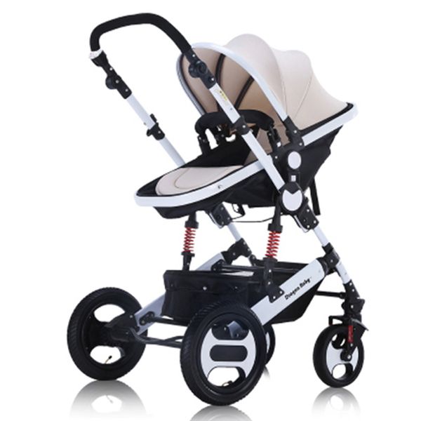 

2018 new baby stroller for newborn folding 2 in 1 can sit and sleep baby carriage