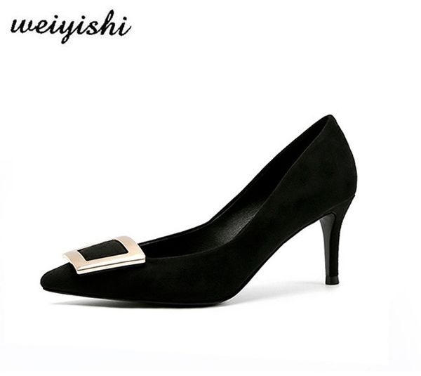 

2020 women new fashion shoes. lady shoes, weiyishi 026, Black