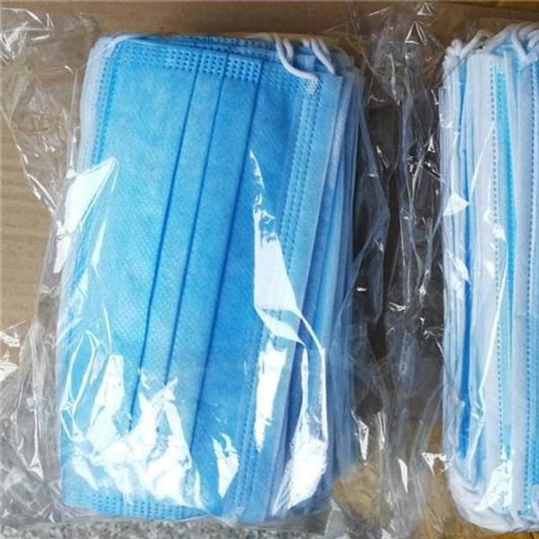

in stockdisposable face mask meltblown cloth disposable mask 3-layer protective filtering disposable mask 42