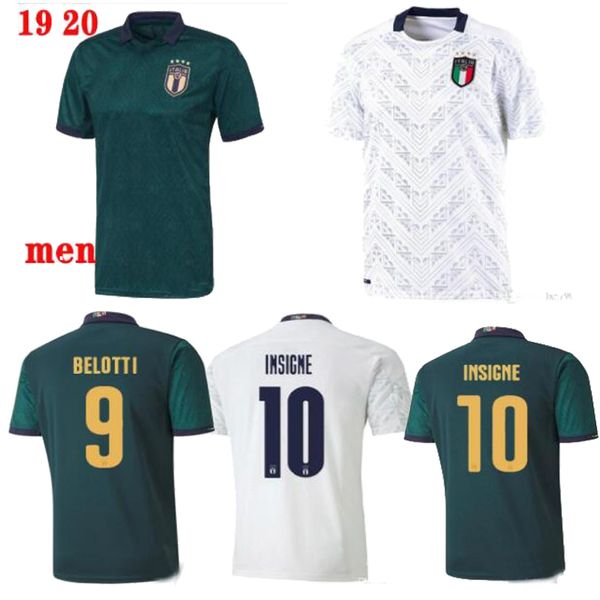

italy european cup mens home green away white soccer jersey 19 20 candreva chiellini bonucci football shirts maglietta da calciatore 2020, Black;yellow