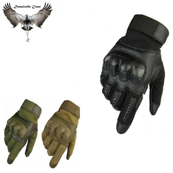 

fx outdoor tactical gloves army armor protection rubble shell full finger hiking cycling touch screen glove, Black