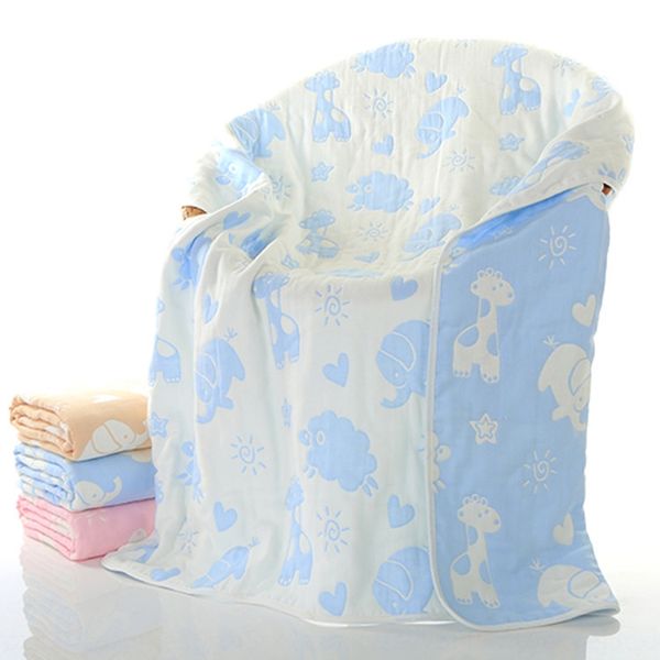 

k0mmm cotton gauze children's quilt home textile towel six-layer cloth bath wipe baby's bath towel baby's home textiles daily
