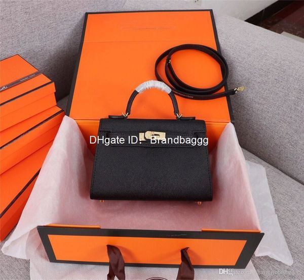 

2019 brand fashion luxury designer bags messenger bag genuine leather brown and black color designer card holder women luxury handbags