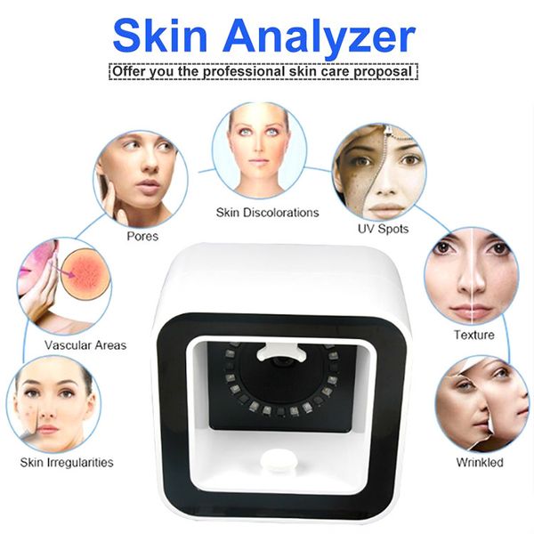 

facial skin analyzer machine and magnetic analyzer uv light anylisis independent magic mirror face scanner tester