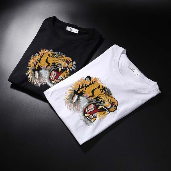 

designer hip hop t shirt short sleeve tees 100% cotton letter print men t-shirts luxury medusa casual t-shirt male#14, White;black
