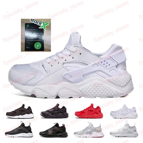 

Hot Sale Hurache 1.0 Triple White Running Shoes Red Black White For Men Women Lightweight Breathable Outdoor Sneakers US 5.5-11