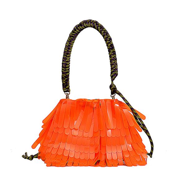 

crossbody handbag women summer wild jelly pack large capacity shopping tide tassel minimalist bolsa feminina bag dropshipping
