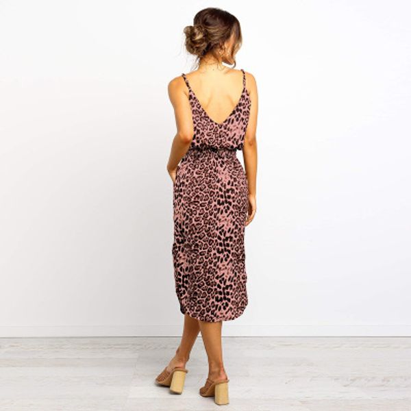 

women dresses leopard dress luxury summer spaghetti strap dress womens sleeveless dresses women clothes dresses 11, White;black