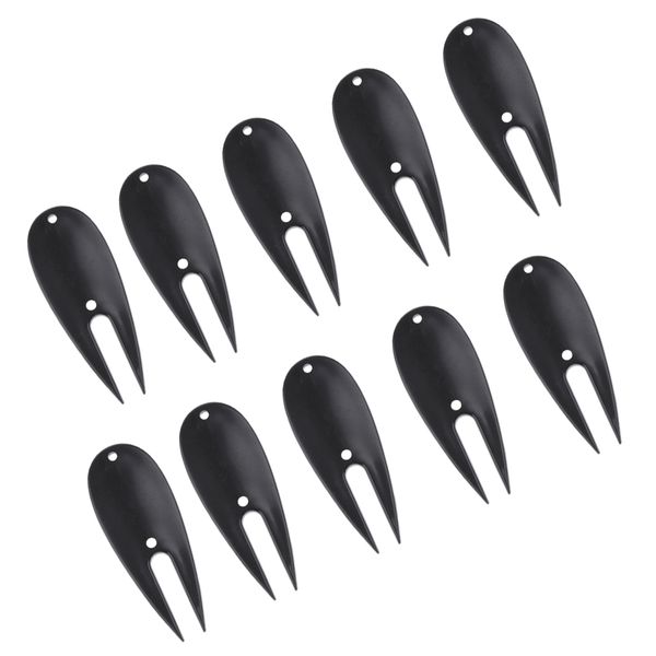 

10 pieces divot repair tool golf gift tools for repairing greens
