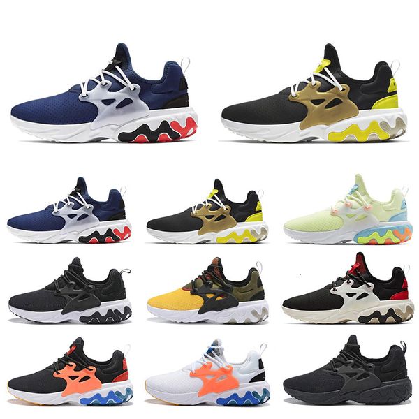 

2019 react presto men women running shoes triple black rabid panda breezy thursday brutal honey mens trainers sports sneakers size 36-45