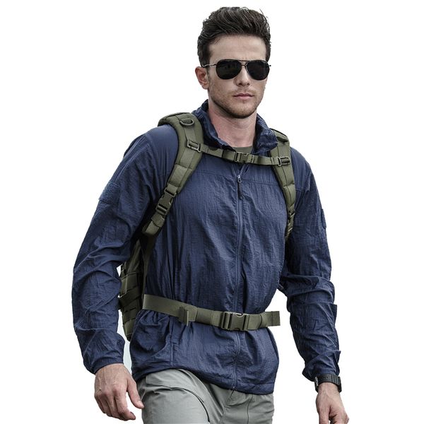 

summer waterproof quick dry tactical skin jacket men lightweight hooded raincoat thin windbreaker army jacket s-5xl, Black;brown