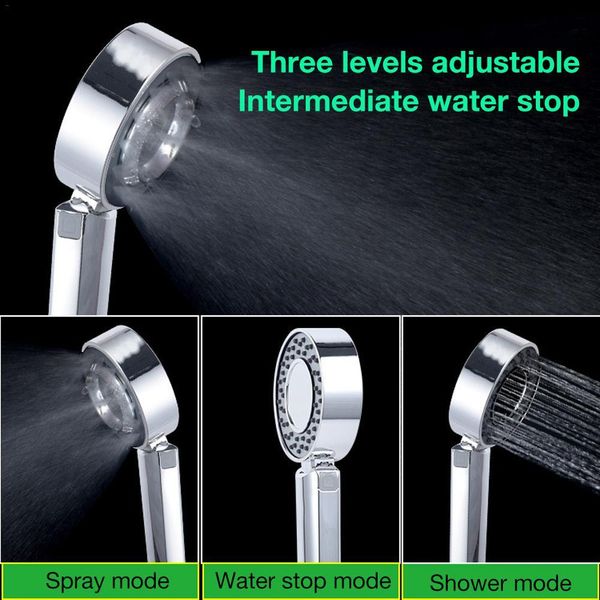 

высокого давления душ распылитель покрытие ручной душ spray ванна одна кнопка water stop насадка двухсторонняя воды насадка для душа