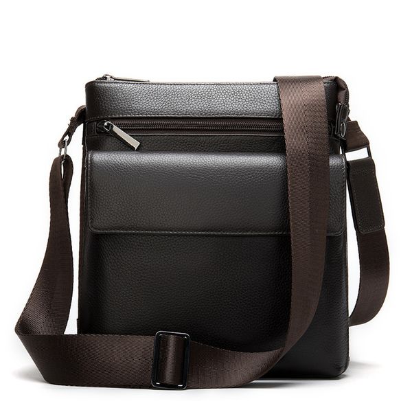 

men's bags casual men's leather shoulder bag for messenger multifunctiona soild flaps crossbody bag for men