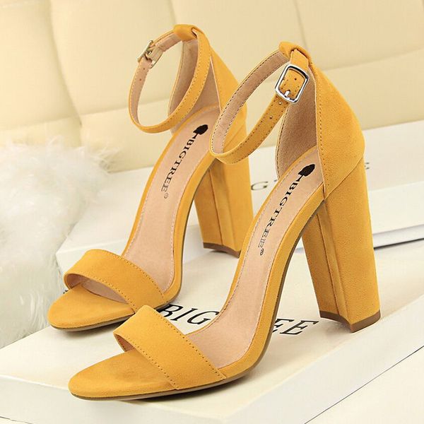 

bigtree shoes women pumps women shoes high heels wedding heels ladies summer sandals block, Black