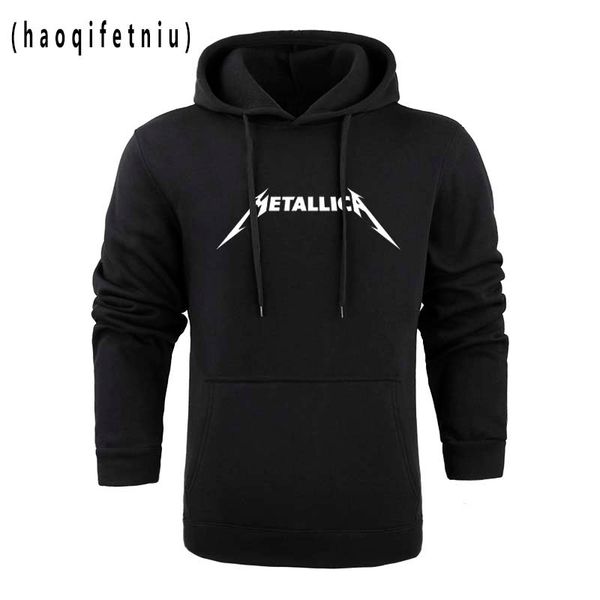 

2018 heavy metal rock band hoodies men cotton winter sweatershirt hoody with hoodie for men women pullover w25, Black
