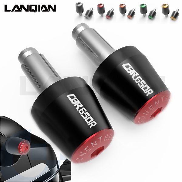 

for cbr cb 650r motorcycle handlebar grips end cap anti vibration silder plug cbr650r cb650r 2018 2019 cnc accessories