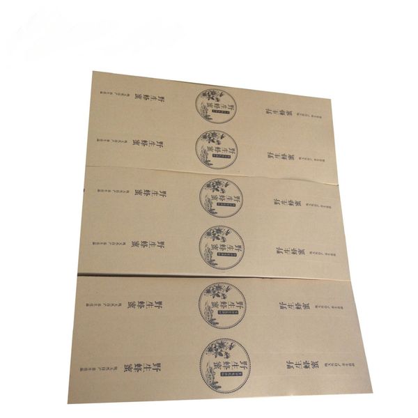 

honey bottle sticker, waterproof custom honey label sticker with price