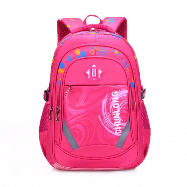 

portable nylon backpack schoolbag rucksack bookbags daypack reflective strap a69f