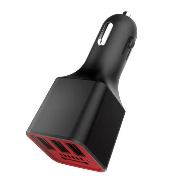 

djsona car cigarette lighter car charger 3.1a multi-function 3 usb air purifier interior parts sale
