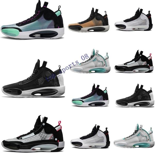 

new 34s bred 34 amber rise eclipse snow leopard men basketball shoes 34 blue void sports sneakers 7-12