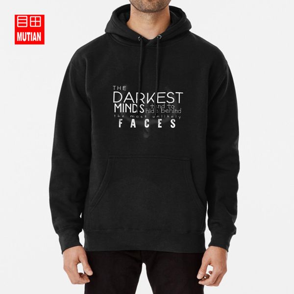 

tdm quote hoodies sweatshirts tdm alexandra bracken the darkest minds, Black