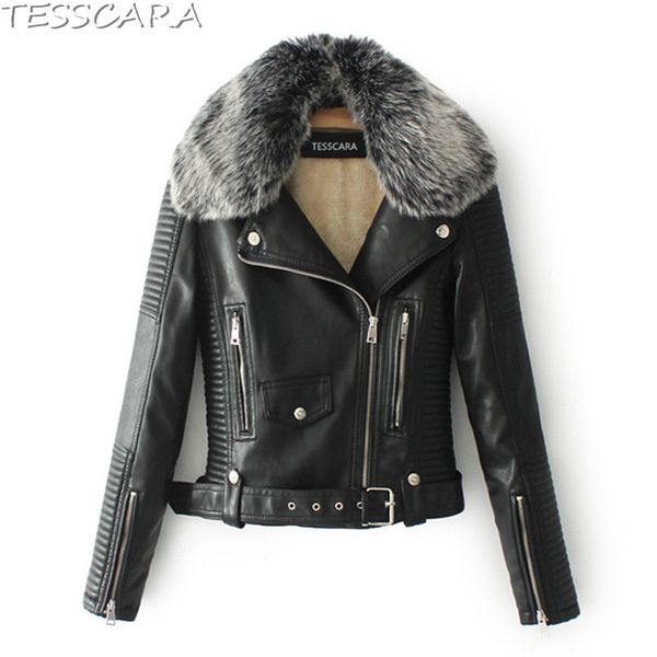 

women autumn & winter thick lining basic jacket coat female casual leather suede windbreaker overcoat outerwear & coats, Black