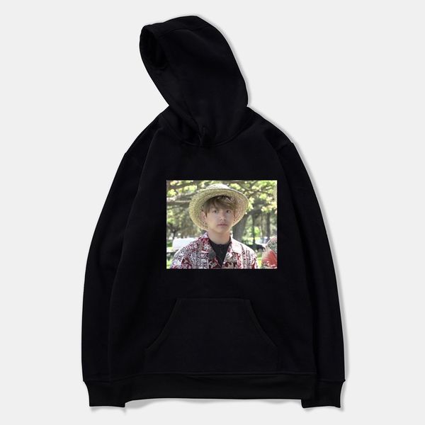 

aikooki женщины jungkook гавайи весна девушки мужчины фуфайки hoodie harajuku повседневный hoodie мужчины одежда плюс размер, Black