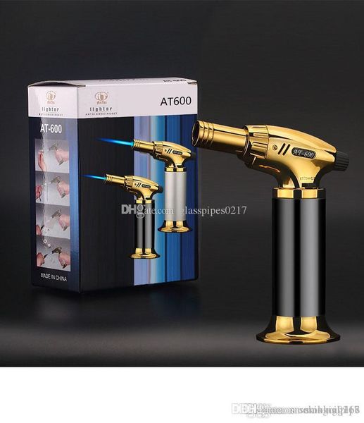 

dhl 300c jet flame butane gas refillable lighter torch fuel welding soldering torchs kitchen cooking butane gas cigarette cigar lighter