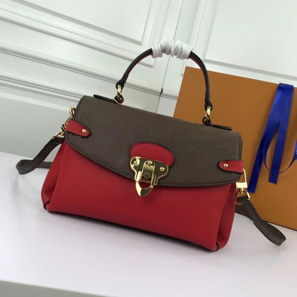 

classic letter floral flower printing purse women's designer handbag shoulder bag chains crossbody bags messenger handbags 26cm