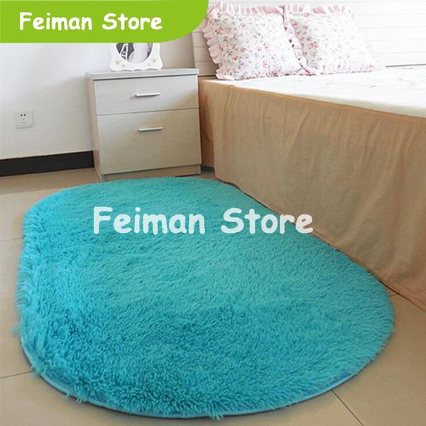 

large size 16 colors soft oval carpet area rugs slip resistant floor mats for parlor living room bedroom home supplies