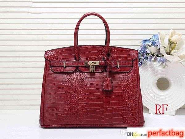 

designer handbags 30cm 35cm crocodile pattern women designer bags fashion tote purse bag women designer handbags