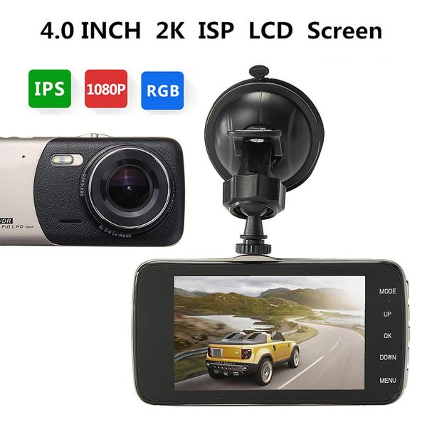 

renoster 4 inch 1080p full hd driving recorder wifi car dvr 170 degree dashcam g-sensor dash cam with dual infrared light night