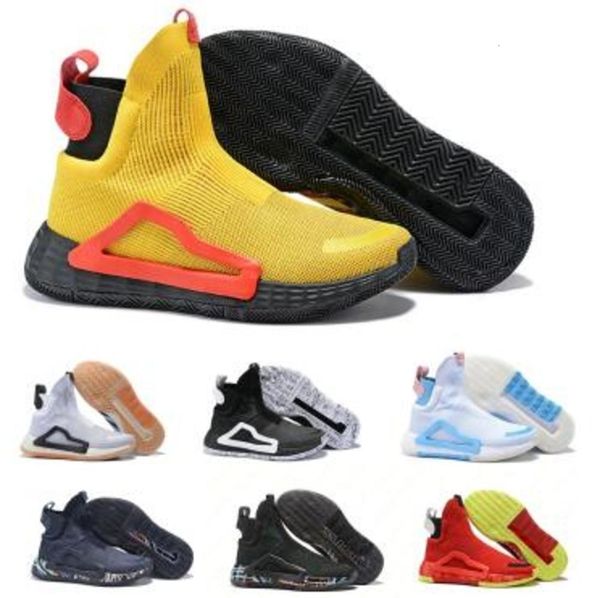 

n3xt 2020 l3v3l basketball socks shoes donovan mitchell pro zach lavine prime knit yellow mens man boots trainers wholesale sneakers shoes