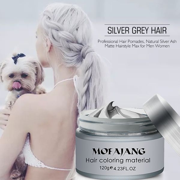 

2019 mofajang hair wax for hair styling mofajang pomade strong style restoring pomade wax big skeleton slicked 120pcs carton box 8 colors