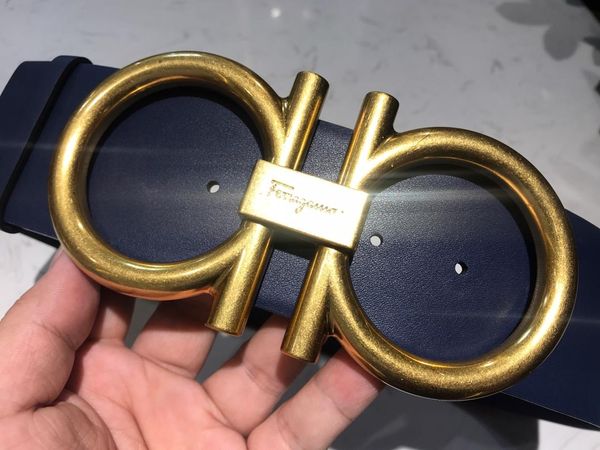 

Письмо пряжки с изысканной роскоши дизайнер моды пояса большой пряжки пояса