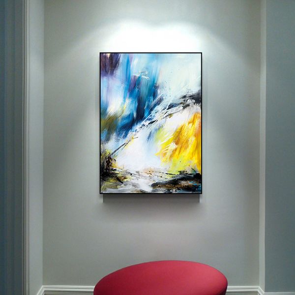 

modern abstract minimalist landscape oil painting wall art pictures painting wall art for living room home decor (no frame