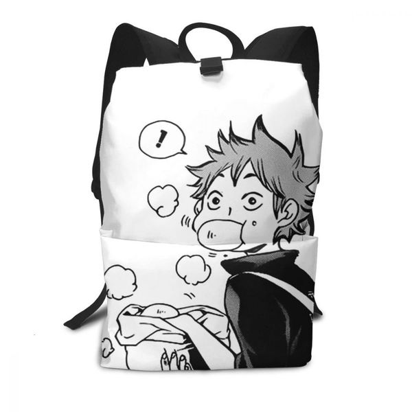 

питание hinata haikyuu рюкзак senpais свиной булочки рюкзаки высокого качества мужчина - женщина мешок школы трендовые подростка сумки