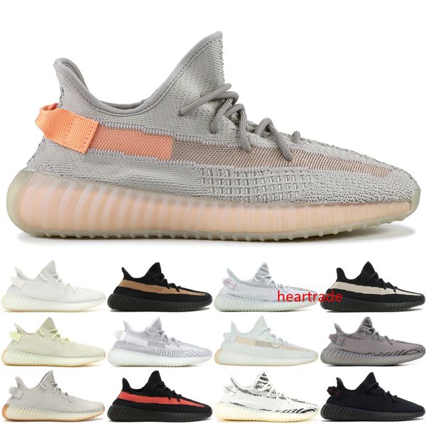 

2019 kanye west clay true form static zebra black bred sesame mens trainers running shoes women designer sneakers sports shoes size 36-46